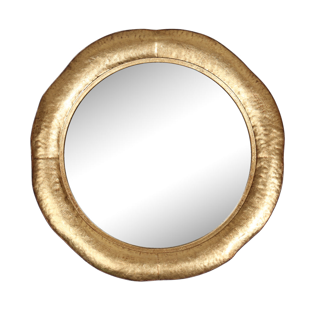 Selaina Gold Round Mirror 80 cm - SML