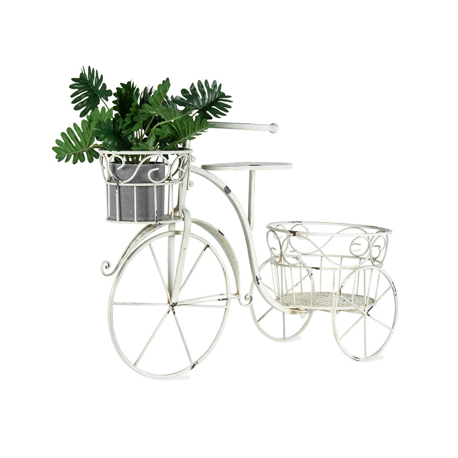 LARGE OUTDOOR BICYCLE PLANTERS BASKETS 77X28X52CM