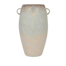 Load image into Gallery viewer, Light Green Ceramic Vase with Handles - Decorative
