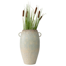 Load image into Gallery viewer, Light Green Ceramic Vase with Handles - Decorative
