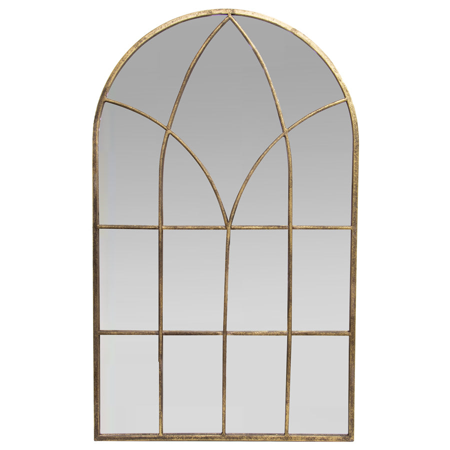 Fairytale Window Gold Arch Mirror 95 cm - SML