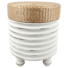 Load image into Gallery viewer, Country Stool White Natural
