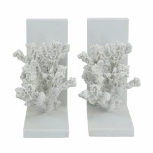 Load image into Gallery viewer, Hamptons White Coral Bookend - Decorative
