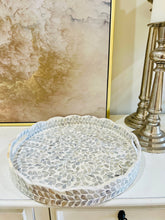 Load image into Gallery viewer, Stella Grey Pearl Round Tray 40 cm Large - Decorative
