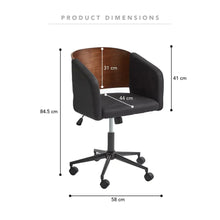 Load image into Gallery viewer, Jason Office Chair Black
