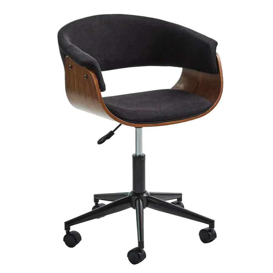 Lulu Office Chair Black – Silsan Decor