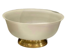 Load image into Gallery viewer, TNK Coated Bowl Gold Base Beige 33 cm
