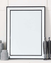 Load image into Gallery viewer, Beaded Black Framed Mirror - Rectangle 80cm x 110cm - SML
