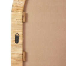 Load image into Gallery viewer, Ariel Woven 180cm Arch Mirror Natural
