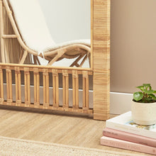 Load image into Gallery viewer, Ariel Woven 180cm Arch Mirror Natural
