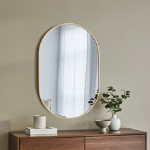 Load image into Gallery viewer, Zoe 90cm Oval Mirror Gold
