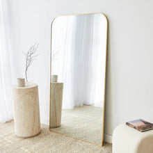 Load image into Gallery viewer, Ivy 165cm Rounded Mirror Gold
