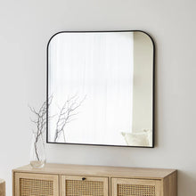 Load image into Gallery viewer, Ivy 90cm Rounded Mirror Black
