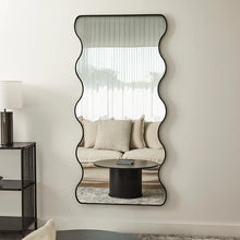 Load image into Gallery viewer, Wavy 165cm Full Length Mirror Black
