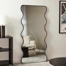 Load image into Gallery viewer, Wavy 165cm Full Length Mirror Black
