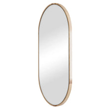 Load image into Gallery viewer, Oakleigh 70cm Oval Solid Oak Mirror Natural
