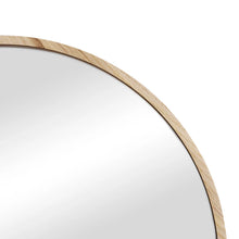 Load image into Gallery viewer, Oakleigh 70cm Oval Solid Oak Mirror Natural
