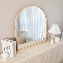 Load image into Gallery viewer, Oakleigh 85cm Arch Solid Oak Mirror Natural - SML
