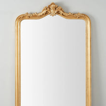 Load image into Gallery viewer, French Antique Arch Gold Full Length Mirror
