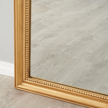 Load image into Gallery viewer, French Antique Arch Gold Full Length Mirror
