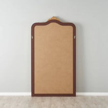 Load image into Gallery viewer, French Antique Arch Gold Full Length Mirror
