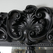 Load image into Gallery viewer, French Royal Black Traditional Antique Full Length Mirror
