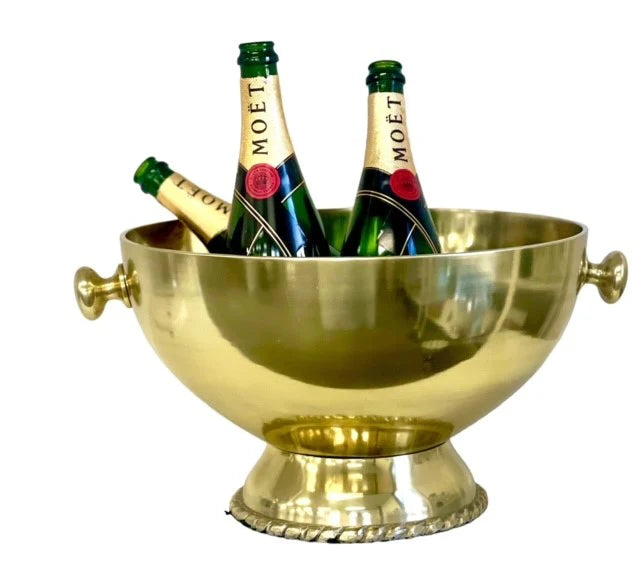 Gold Bowl Vase / Champagne Bucket