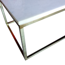 Load image into Gallery viewer, Marble Top Gold Legs Large Coffee Table 120 cm
