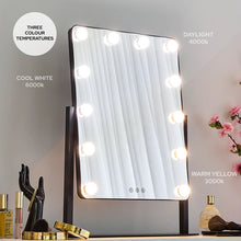 Load image into Gallery viewer, Celebrity LED Tabletop Vanity Mirror 60 cm Black
