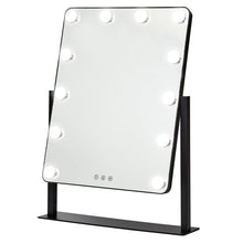 Load image into Gallery viewer, Celebrity LED Tabletop Vanity Mirror 60 cm Black
