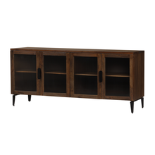 Load image into Gallery viewer, Walnut Four Door Wooden Buffet - CSHWH
