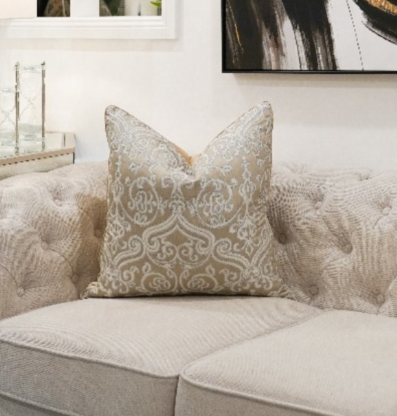 French Classic Beige Cushion 55x55 cm