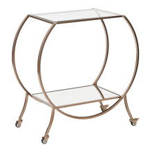 Load image into Gallery viewer, Jordan 86 CM Steel Arch Bar Cart Brass Gold
