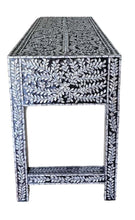 Load image into Gallery viewer, Samantha Pearl Black and White 3 Drawer Console Table
