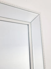 Load image into Gallery viewer, Beaded Medium White Framed Full Length Mirror 70x170 cm
