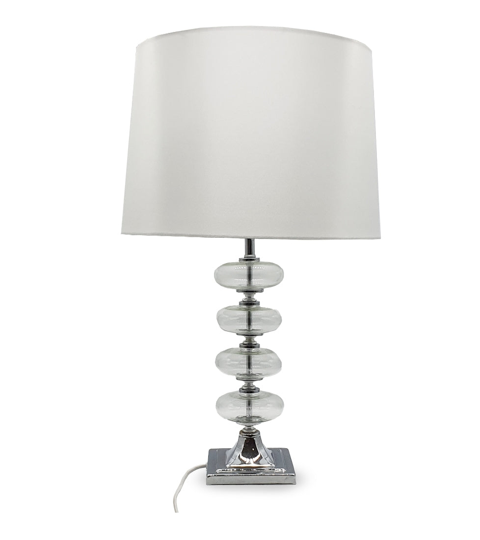 60CM glass bubble table lamp with shade