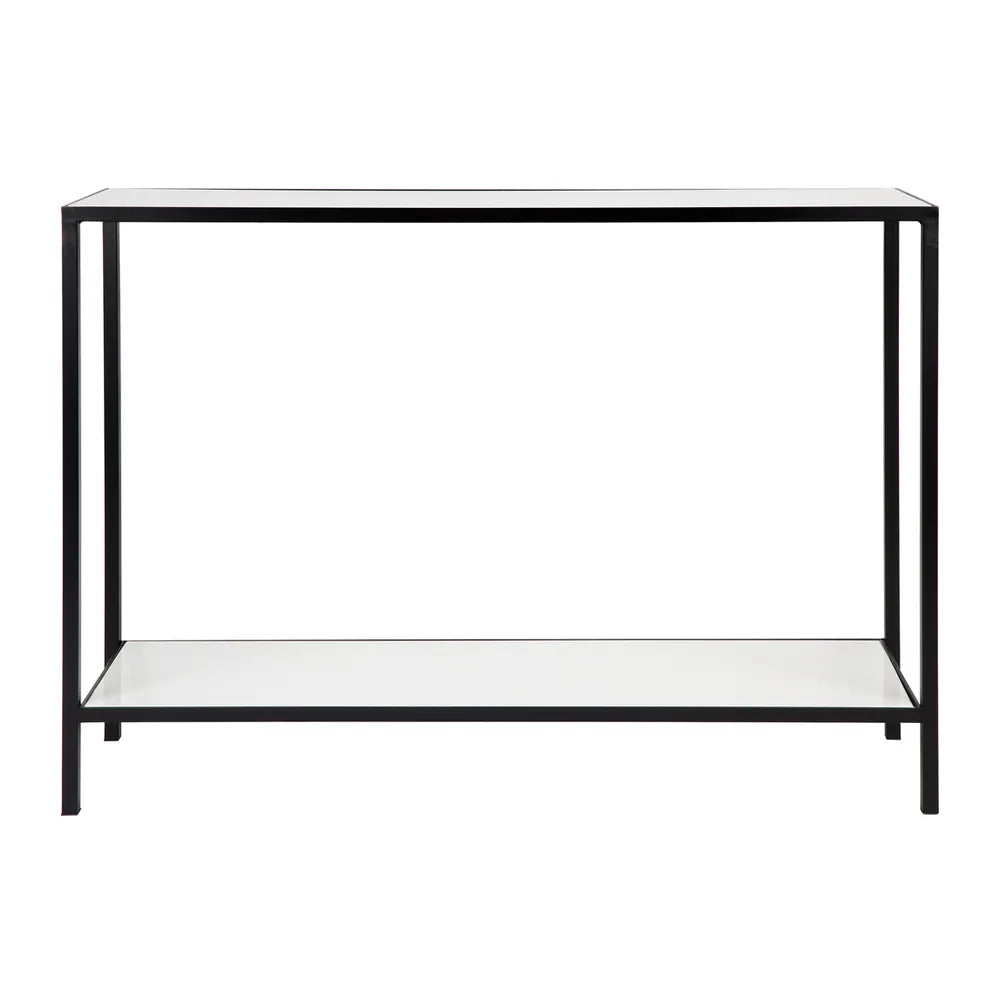 Cocktail Stone Console Table - Black