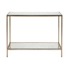 Load image into Gallery viewer, Cocktail Mirrored Console Table - Small Antique Gold
