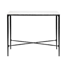 Load image into Gallery viewer, Heston Marble Console Table - Small Black
