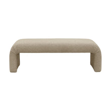 Load image into Gallery viewer, The Curve Bench Ottoman/Bed End Beige 140 cm
