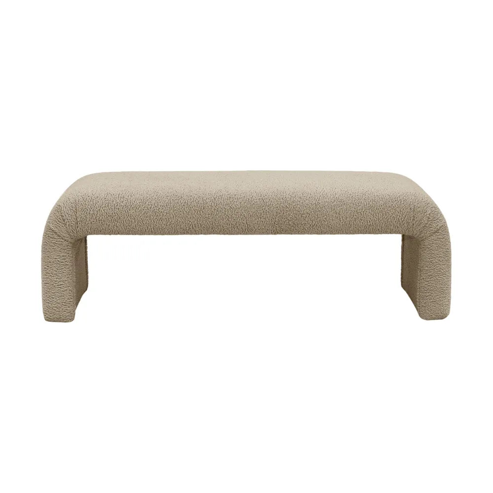 The Curve Bench Ottoman/Bed End Beige 140 cm