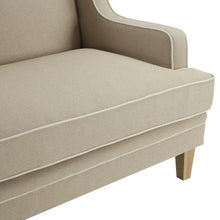 Load image into Gallery viewer, BONDI 3 SEAT SOFA NAT/WHITE PIPING
