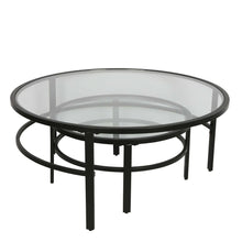 Load image into Gallery viewer, MANAROLA COFFEE TABLE NEST SET OF 2 BLACK
