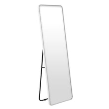 Load image into Gallery viewer, Metal Rectangular Full Length Standing White Metal Frame Mirror
