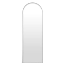 Load image into Gallery viewer, Metal Arch Full Length Standing White Metal Mirror Frame
