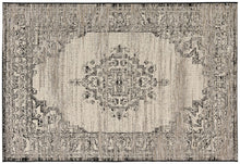 Load image into Gallery viewer, St Tropez Indoor/Outdoor Heritage Medallion Rug - Beige/Grey - 240x330cm
