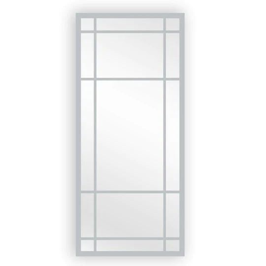 Window Hampton Style Mirror Full Length - White 80x180 CM