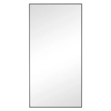 Load image into Gallery viewer, Extra Large Rectangular Full Length Black Metal Mirror 100x200 cm
