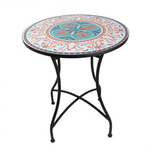 Load image into Gallery viewer, Moroccan Metal Outdoor Table with 2 Chairs
