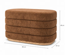 Load image into Gallery viewer, Rhine Terracotta Stool 85x47x49H cm
